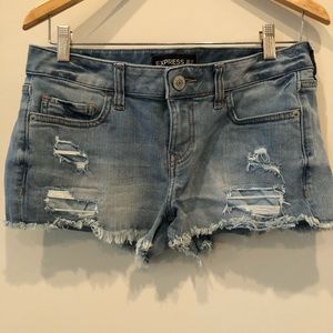 Express jean shorts